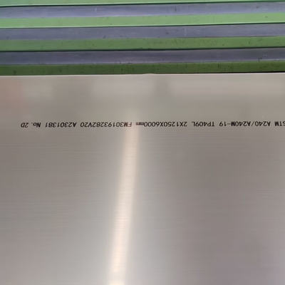 Πιάτο φύλλων χάλυβα Tp 316l πιάτων ανοξείδωτου AISI 1,4301 Astm A240