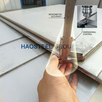 ASTM A240 304 Πλάκα από ανοξείδωτο χάλυβα 2B Φινίρισμα 0,3mm-100mm Πάχος 1219x2438mm για Βιομηχανικές Κατασκευές